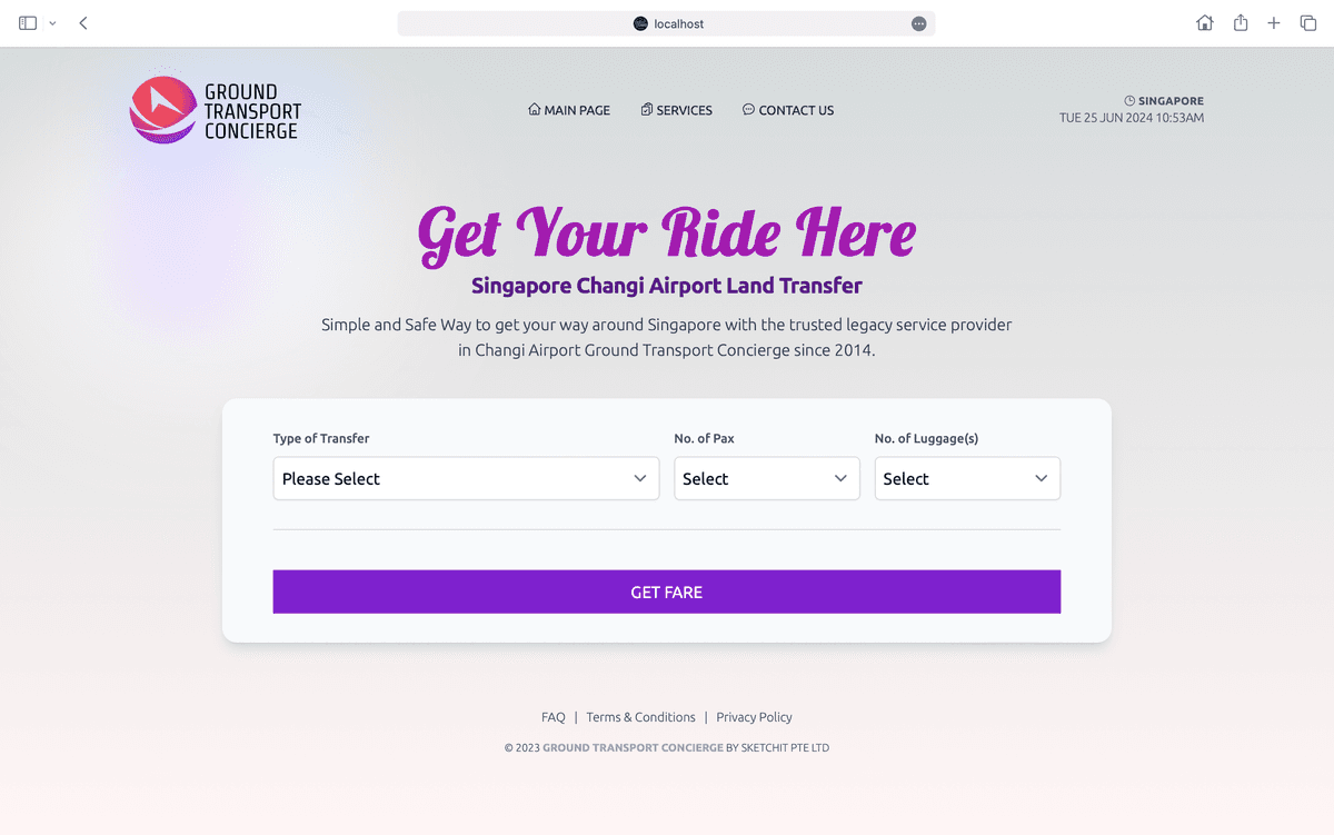 Ground Transport Concierge